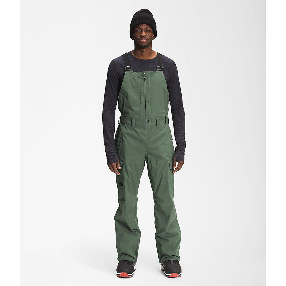 The North Face Freedom Bib Ανδρικα Παντελόνι Σκι - Πρασινο (GELF50463)